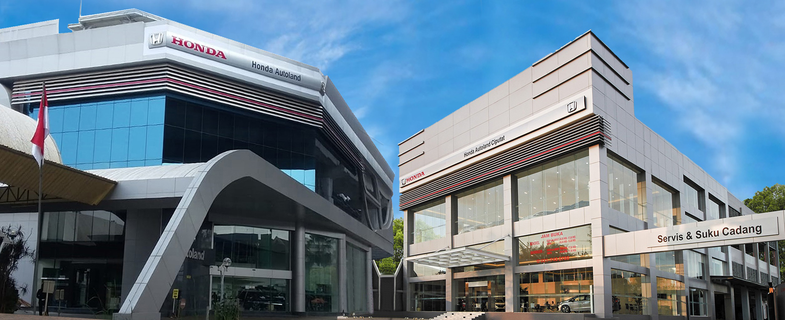 <p>Tampilan yang lebih modern dari Gedung Honda Autoland Group</p>
<p>&nbsp;</p>