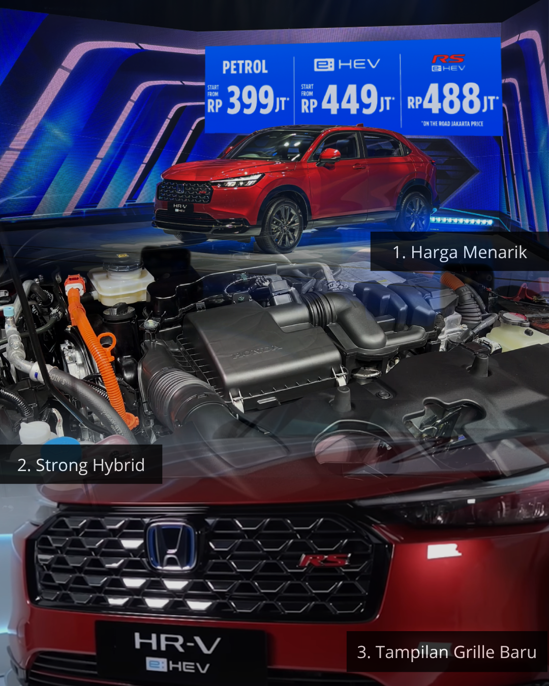 HR-V RS e:HEV semakin diminati