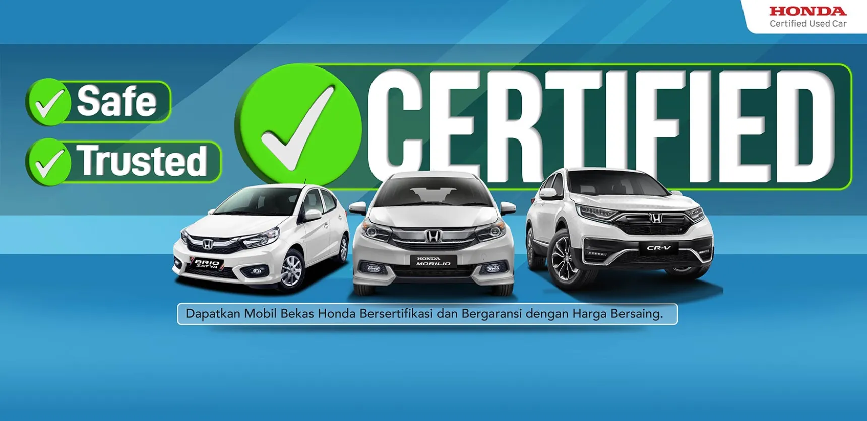 <p>Ganti mobil lama anda ke Honda Baru, dapatkan promo dan harga menarik melalui trade in used car</p>